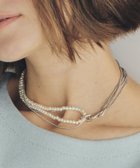 【イェッカ ヴェッカ/YECCA VECCA】のパールチェーンショートネックレス Silver|ID: prp329100004774391 ipo3291000000035604459