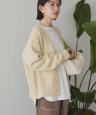 【アメリカンホリック/AMERICAN HOLIC】のVネックラメニットカーディガン Ivory|ID: prp329100004774392 ipo3291000000034605300