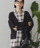 【アメリカンホリック/AMERICAN HOLIC】のVネックラメニットカーディガン Black|ID: prp329100004774392 ipo3291000000034605302