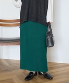 【アメリカンホリック/AMERICAN HOLIC】のバイパチ総針ニットタイトスカート Dark Green|ID: prp329100004774393 ipo3291000000035703818