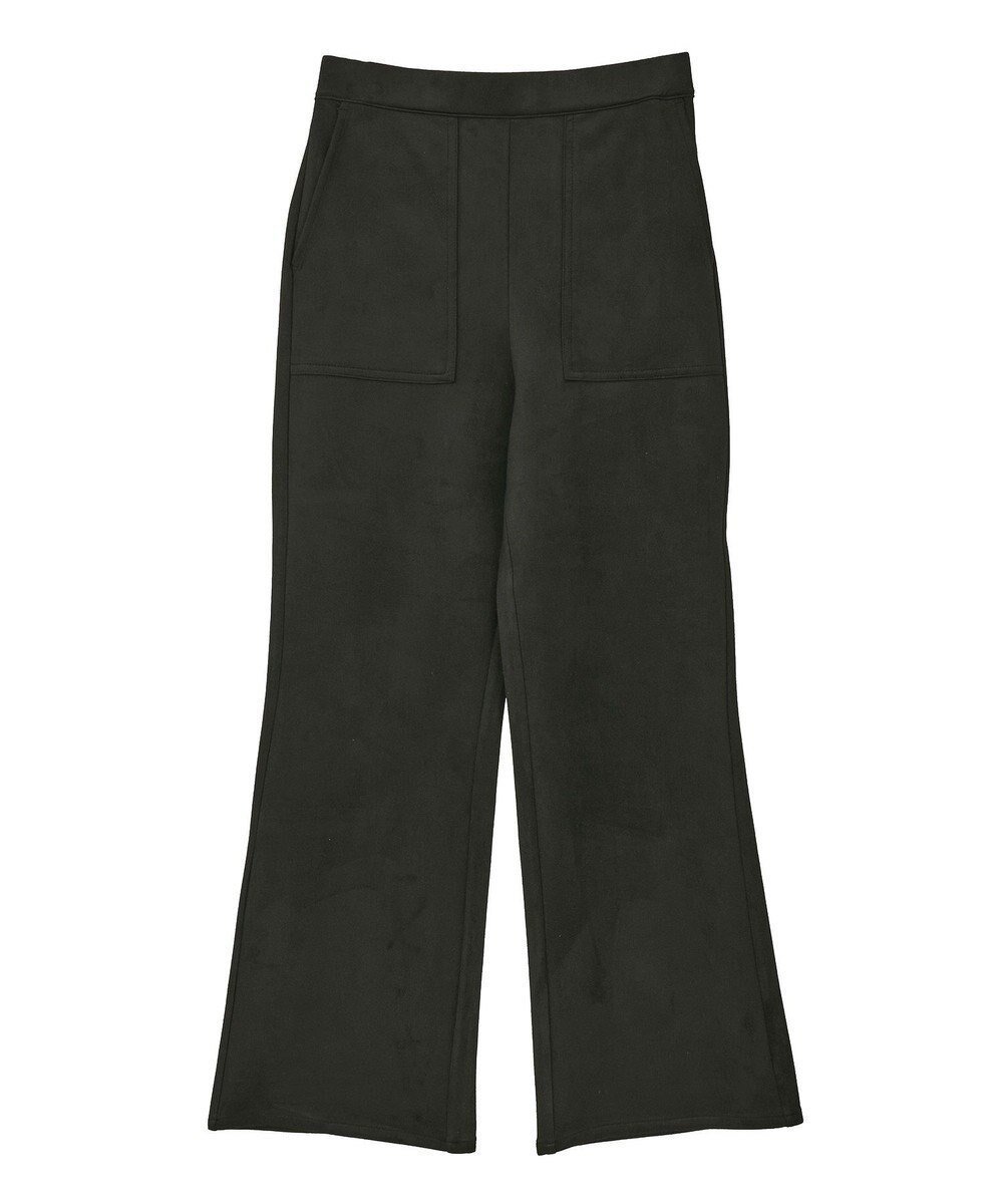 【アメリカンホリック/AMERICAN HOLIC】のヌバック調ベイカーフレアパンツ インテリア・キッズ・メンズ・レディースファッション・服の通販 founy(ファニー) 　ファッション　Fashion　レディースファッション　Fashion for Women　パンツ　Pants & Trousers　バッグ　Bags　アメリカン　American Style　シンプル　Simple, Minimal　スタイリッシュ　Stylish, Fashionable　フレア　Flare, Flared　ポケット　Pocket, Pocket Detail　A/W・秋冬　Autumn/Winter　おすすめ　Recommended / Our Picks　Black|ID: prp329100004774394 ipo3291000000034605311