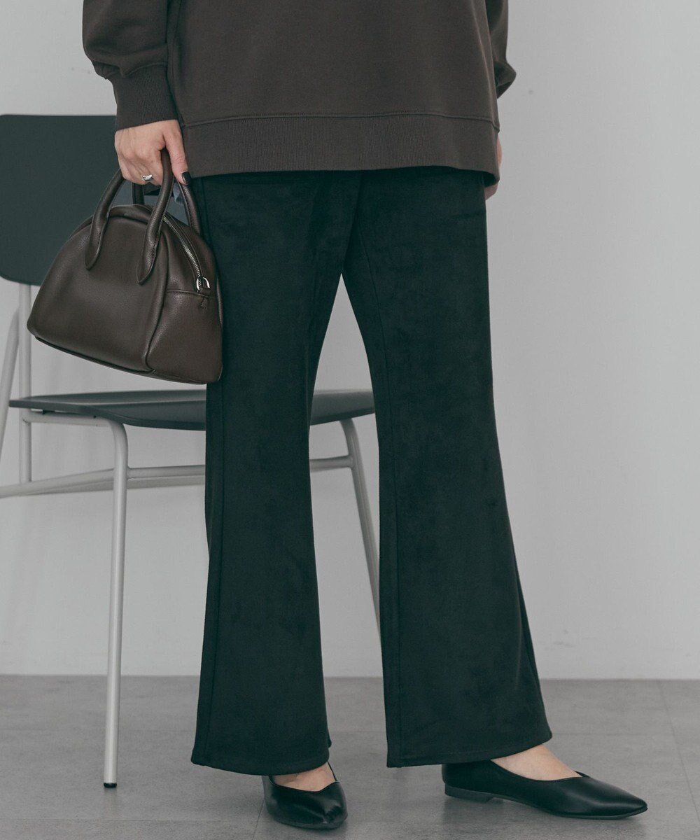 【アメリカンホリック/AMERICAN HOLIC】のヌバック調ベイカーフレアパンツ インテリア・キッズ・メンズ・レディースファッション・服の通販 founy(ファニー) ファッション Fashion レディースファッション Fashion for Women パンツ Pants & Trousers バッグ Bags アメリカン American Style シンプル Simple, Minimal スタイリッシュ Stylish, Fashionable フレア Flare, Flared ポケット Pocket, Pocket Detail A/W・秋冬 Autumn/Winter おすすめ Recommended / Our Picks Black|ID: prp329100004774394 ipo3291000000034696406