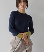 【アメリカンホリック/AMERICAN HOLIC】のバイパチリブモックネックニットプルオーバー 人気、トレンドファッション・服の通販 founy(ファニー) ファッション Fashion レディースファッション Fashion for Women トップス・カットソー Cut & Sew Tops ニット Knit Tops & Sweaters カジュアルプルオーバー・ニットトップス Pullovers & Knit Tops / Casual Pullovers アメリカン American Style 洗える Machine Washable ジャケット Jacket, Outerwear スタイリッシュ Stylish, Fashionable セーター Sweater, Knitwear 定番 Standard, Basic Item 人気 Popular, Best Seller フィット Fit, Slim Fit ポケット Pocket, Pocket Detail A/W・秋冬 Autumn/Winter thumbnail Navy|ID: prp329100004774401 ipo3291000000035589477