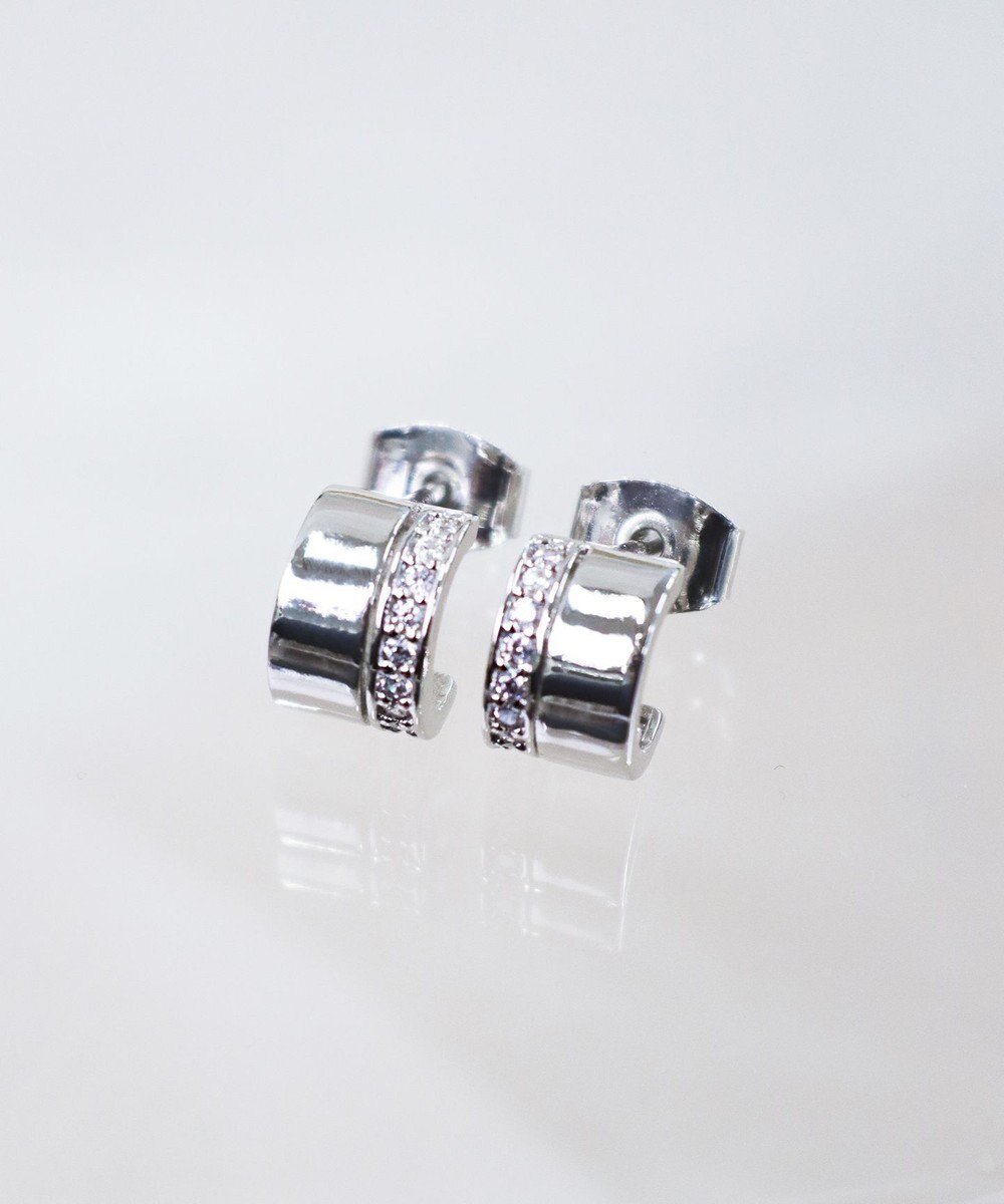 【ティアクラッセ/Tiaclasse】の【金属アレルギー対応】ラインフープピアス インテリア・キッズ・メンズ・レディースファッション・服の通販 founy(ファニー) ファッション Fashion レディースファッション Fashion for Women アクセサリー Fashion Accessories イヤリング Earrings 春 Spring 秋 Autumn カーディガン Cardigan, Knitwear クリスタル Crystal, Swarovski クール Cool, Chic シルバー Silver, Metallic Silver シンプル Simple, Minimal ストーン Stone, Gem-Like チュニック Tunic, Long Top ビジュー Bijou, Jewel-like Accent フェミニン Feminine, Girly フォルム Silhouette, Form フープ Hoop, Hoop Earrings メタリック Metallic, Shiny Finish 冬 Winter / This Winter 再入荷 Restock / Back in Stock プチプライス・低価格 Affordable / Budget Price 夏 Summer エレガント 上品 Elegant ギフト プレゼント Gift / Present 入学式 Entrance Ceremony 卒業式 Graduation Ceremony 新作・新入荷 New Arrivals / New In 結婚式 Wedding シルバー|ID: prp329100004774405 ipo3291000000034605342