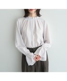 【イェッカ ヴェッカ/YECCA VECCA】のタックデザインブラウス Light Gray|ID: prp329100004774411 ipo3291000000034605360