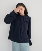 【イェッカ ヴェッカ/YECCA VECCA】のタックデザインブラウス Navy|ID: prp329100004774411 ipo3291000000034817689