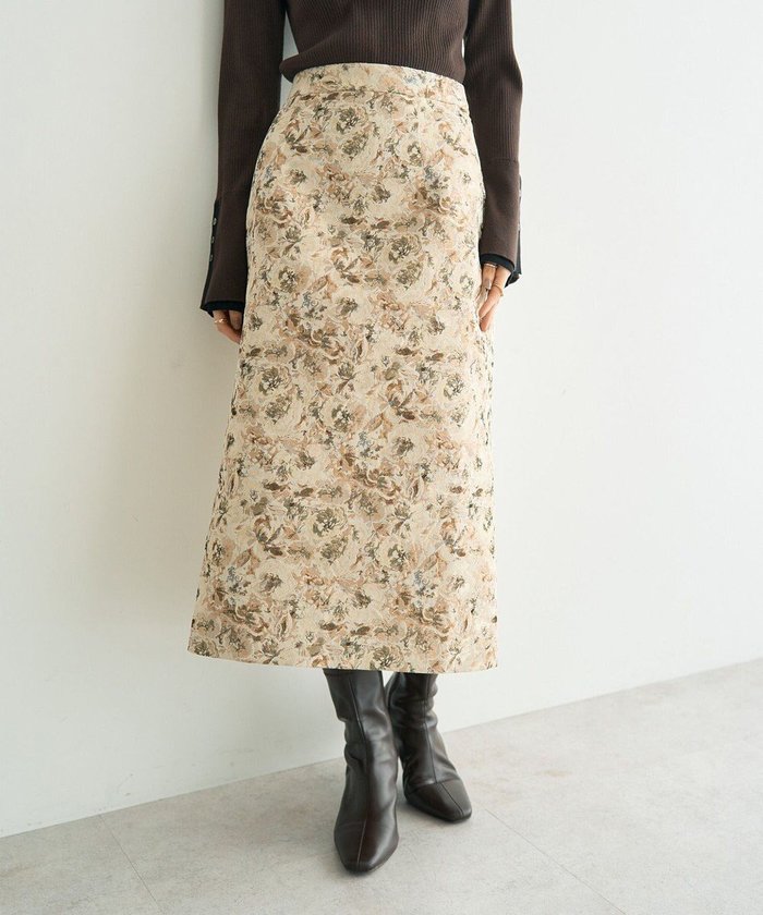 【イェッカ ヴェッカ/YECCA VECCA】のジャガードナロースカート インテリア・キッズ・メンズ・レディースファッション・服の通販 founy(ファニー) https://founy.com/ ファッション Fashion レディースファッション Fashion for Women スカート Skirts おすすめ Recommended / Our Picks クラシカル Classical, Vintage-Inspired ポケット Pocket, Pocket Detail A/W・秋冬 Autumn/Winter |ID: prp329100004774412 ipo3291000000036178486