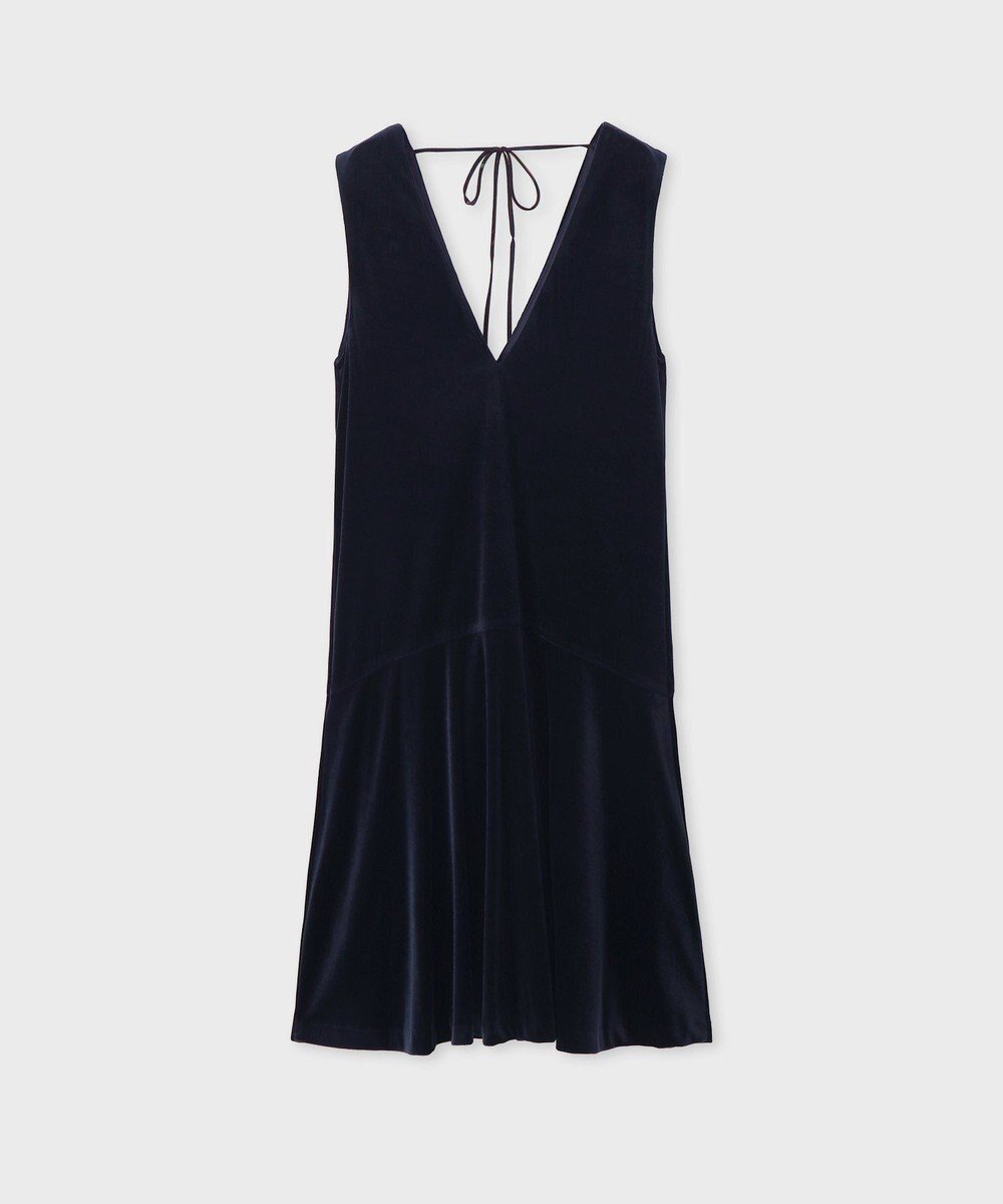 【ポール スミス/Paul Smith】のマットベロア ノースリーブドレス インテリア・キッズ・メンズ・レディースファッション・服の通販 founy(ファニー) 　ファッション　Fashion　レディースファッション　Fashion for Women　ワンピース　Dresses　フォーマル・パーティードレス・結婚式用ドレス　Elegant & Casual Dresses　冬　Winter / This Winter　おすすめ　Recommended / Our Picks　ドレス　Dress, One-Piece　ノースリーブ　Sleeveless, No-Sleeve　ハイネック　High Neck, Mock Neck　フェミニン　Feminine, Girly　フレア　Flare, Flared　ベロア　Velour, Soft Velvet　A/W・秋冬　Autumn/Winter　ネイビー|ID: prp329100004774415 ipo3291000000034605373