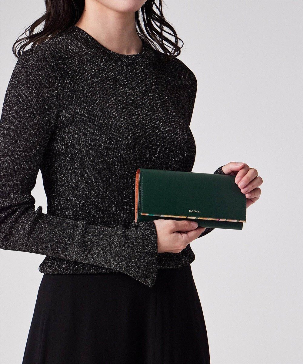 【ポール スミス/Paul Smith】のNewスワールトリム 長財布 インテリア・キッズ・メンズ・レディースファッション・服の通販 founy(ファニー) ファッション Fashion レディースファッション Fashion for Women ミニ財布・二つ折り財布 Wallets & Card Cases オレンジ Orange シンプル Simple, Minimal 財布 Wallet, Purse プリント Print, Printed Pattern ポケット Pocket, Pocket Detail おすすめ Recommended / Our Picks エレガント 上品 Elegant ギフト プレゼント Gift / Present グリーン|ID: prp329100004774423 ipo3291000000034707097