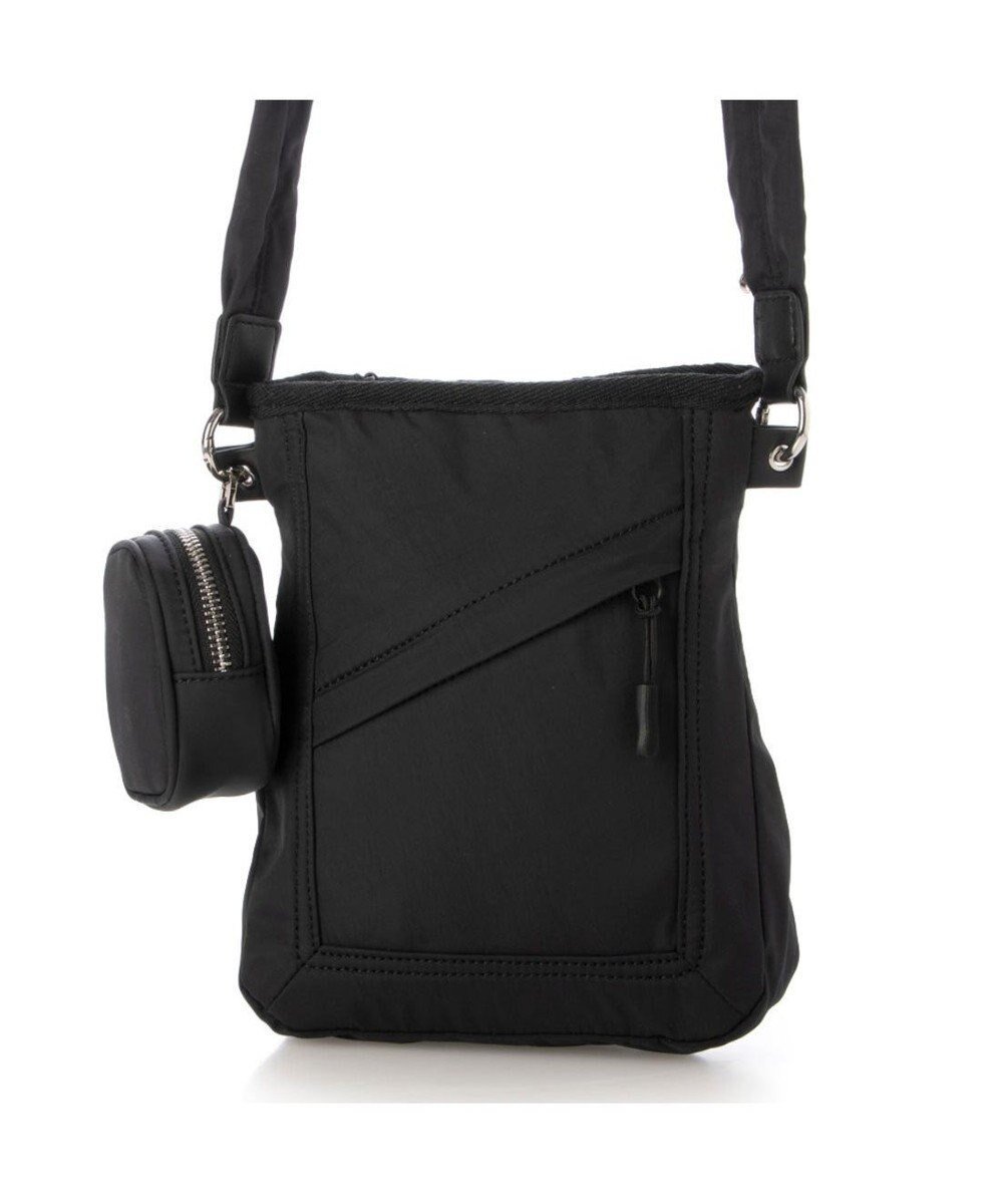 【アンビリオン/UNBILLION】のカシュカシュ cachecache / ミニポーチ付きギャザーショルダーナイロンバッグ インテリア・キッズ・メンズ・レディースファッション・服の通販 founy(ファニー) 　ファッション　Fashion　レディースファッション　Fashion for Women　バッグ　Bags　ポーチ&ミニバッグ　Pouches & Mini Bags　カラフル　Colorful Design　ショルダー　Shoulder, Shoulder Strap　ハンド　Hand, Handmade　フォルム　Silhouette, Form　ポケット　Pocket, Pocket Detail　ポーチ　Pouch, Small Case　ミックス　Mix, Mixed Style　モチーフ　Motif, Design Theme　再入荷　Restock / Back in Stock　ブラック|ID: prp329100004774427 ipo3291000000034605416