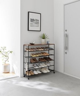 【タワー/tower】の天板付きシューズラック タワー 5段 キャスター付 W90 ブラック 人気、トレンドファッション・服の通販 founy(ファニー) ファッション Fashion レディースファッション Fashion for Women シューズ Shoes, Footwear スタイリッシュ Stylish, Fashionable ワイド Wide, Wide Fit 夏 Summer S/S・春夏 SS, Spring/Summer, Warm Season A/W・秋冬 Autumn/Winter |ID:prp329100004774429