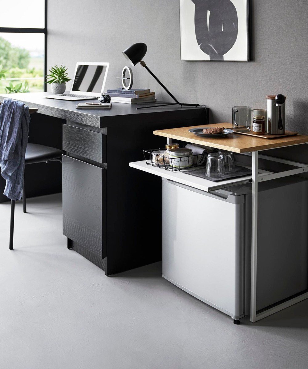 【タワー/tower】の引き出し付き冷蔵庫上ラック タワー 45L用 ホワイト インテリア・キッズ・メンズ・レディースファッション・服の通販 founy(ファニー) 　ファッション　Fashion　レディースファッション　Fashion for Women　おすすめ　Recommended / Our Picks　グラス　Glass, Eyewear　シンプル　Simple, Minimal　ホワイト|ID: prp329100004774444 ipo3291000000034605461