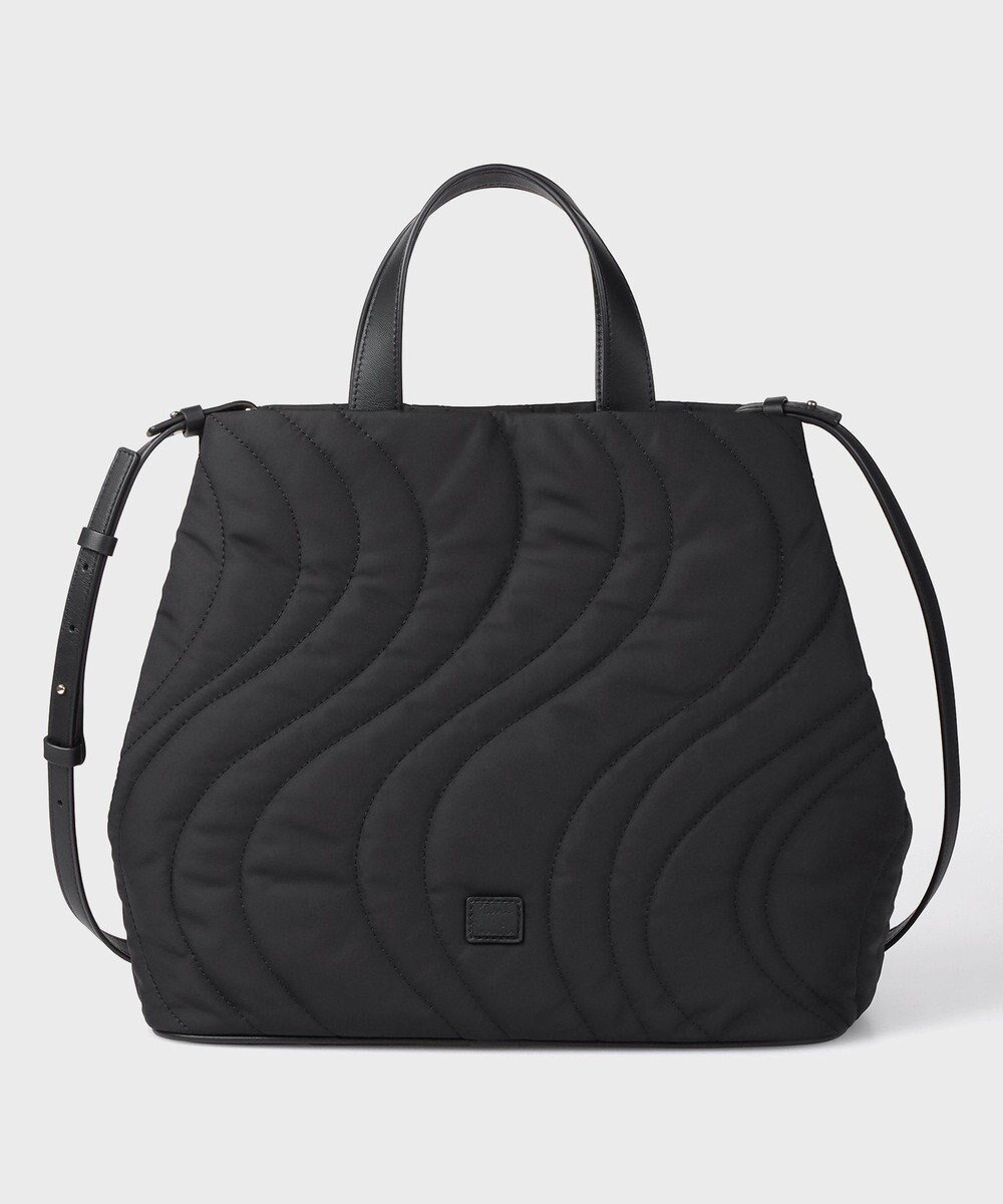 【ポール スミス/Paul Smith】のキルティングスワール 2wayトートバッグ インテリア・キッズ・メンズ・レディースファッション・服の通販 founy(ファニー) 　ファッション　Fashion　レディースファッション　Fashion for Women　バッグ　Bags　キルト　Quilt, Quilted Fabric　シンプル　Simple, Minimal　タフタ　Taffeta, Structured Fabric　ドレープ　Drape, Draping Fabric　なめらか　Smooth, Silky Texture　フォルム　Silhouette, Form　ボンディング　Bonding, Bonded Fabric　ブラック|ID: prp329100004774461 ipo3291000000034605504
