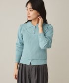 【クラフトスタンダードブティック/CRAFT STANDARD BOUTIQUE】のポロ衿アンサンブルニット Blue Gray|ID: prp329100004774464 ipo3291000000034605516