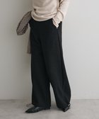 【クラフトスタンダードブティック/CRAFT STANDARD BOUTIQUE】のブークレ風カットソーパンツ Black|ID: prp329100004774465 ipo3291000000035630965
