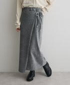 【クラフトスタンダードブティック/CRAFT STANDARD BOUTIQUE】のカットコーデュロイラップ風スカート Gray Mixture|ID: prp329100004774468 ipo3291000000035565032