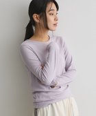 【クラフトスタンダードブティック/CRAFT STANDARD BOUTIQUE】のクルーネックバックメローカットソー Light Purple|ID: prp329100004774469 ipo3291000000034605539