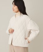 【クラフトスタンダードブティック/CRAFT STANDARD BOUTIQUE】のキルティングパイピングブルゾン Ivory|ID: prp329100004774476 ipo3291000000035565048