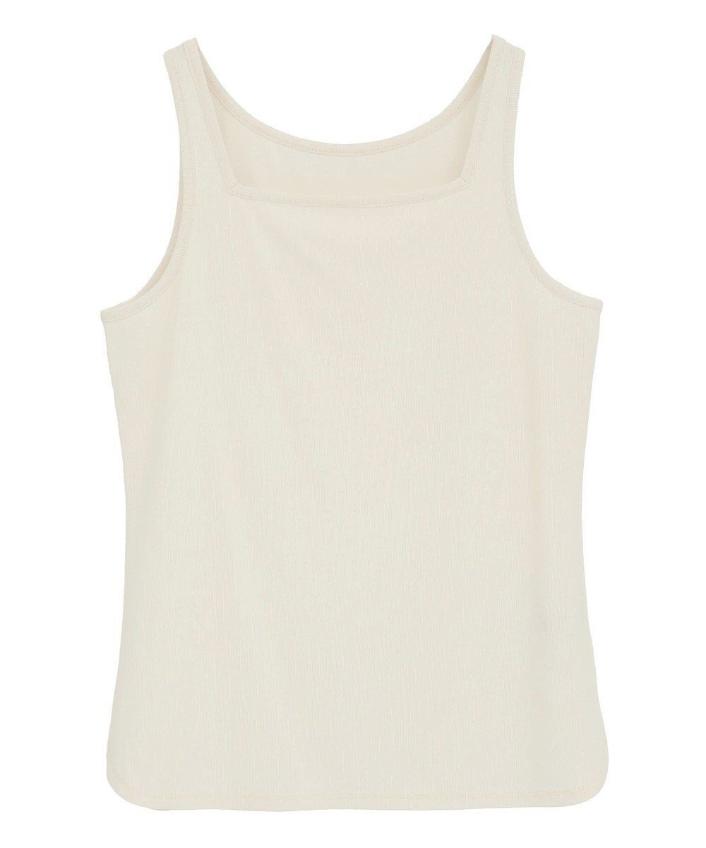【イェッカ ヴェッカ/YECCA VECCA】の2wayスクエアリブタンクトップ インテリア・キッズ・メンズ・レディースファッション・服の通販 founy(ファニー) ファッション Fashion レディースファッション Fashion for Women トップス・カットソー Cut & Sew Tops インナー Innerwear スクエア Square, Square Shape タンク Tank Top, Sleeveless Top デコルテ Décolleté, Neckline パターン Pattern, Design Print フィット Fit, Slim Fit ベーシック Basic, Essential ポケット Pocket, Pocket Detail ラウンド Round, Round Neck A/W・秋冬 Autumn/Winter Ivory|ID: prp329100004774478 ipo3291000000034605571