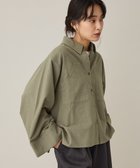 【クラフトスタンダードブティック/CRAFT STANDARD BOUTIQUE】のビッグ袖デザインシャツ Smoky Green|ID: prp329100004774481 ipo3291000000034605583