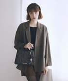 【メゾンドフルール/Maison de FLEUR】のチャーム付きリボンキルティングトートバッグ Black|ID: prp329100004774482 ipo3291000000034605585
