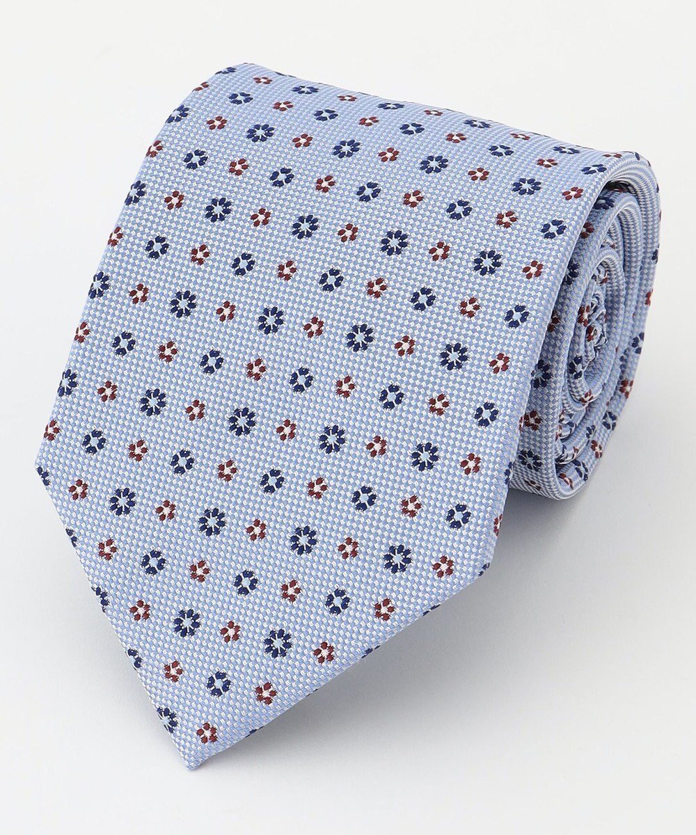 【ジェイ プレス/J.PRESS / MEN】の【VINTAGE JACQUARD COLLECTION】小紋柄 ネクタイ インテリア・キッズ・メンズ・レディースファッション・服の通販 founy(ファニー) 　ファッション　Fashion　メンズファッション　Fashion for Men　スーツ　Suit, Formalwear　エレガント 上品　Elegant　日本製　Made In Japan　ダルブルー系8|ID: prp329100004774505 ipo3291000000034605703