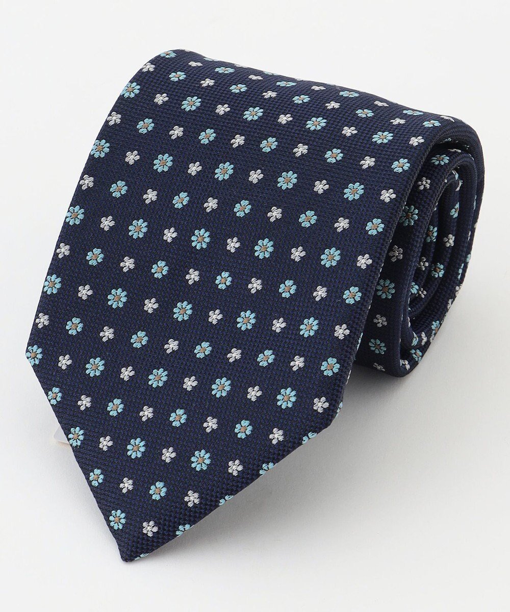 【ジェイ プレス/J.PRESS / MEN】の【VINTAGE JACQUARD COLLECTION】小紋柄 ネクタイ インテリア・キッズ・メンズ・レディースファッション・服の通販 founy(ファニー) 　ファッション　Fashion　メンズファッション　Fashion for Men　スーツ　Suit, Formalwear　エレガント 上品　Elegant　日本製　Made In Japan　ネイビー系8|ID: prp329100004774505 ipo3291000000034605704