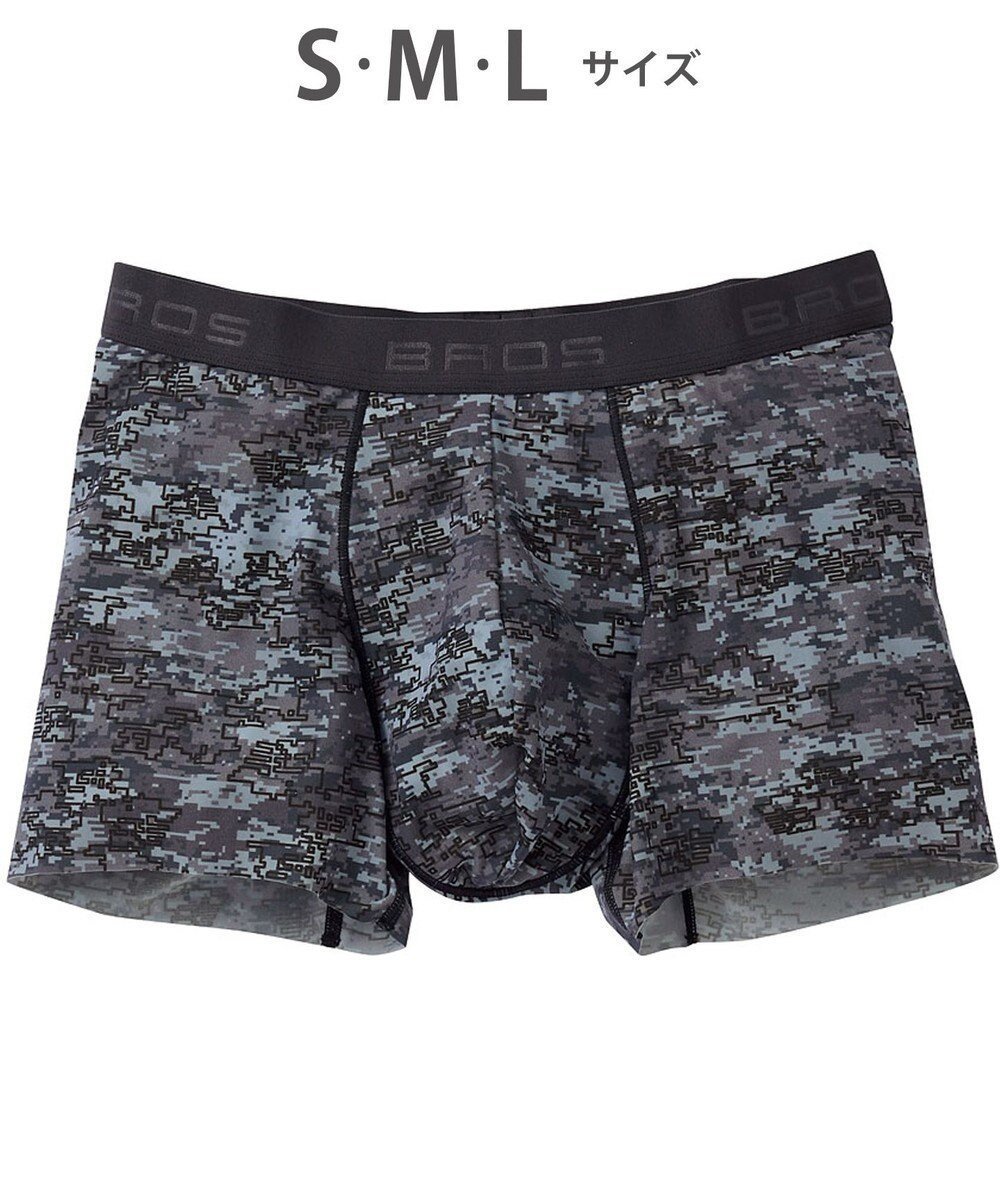 【ワコール/Wacoal / MEN】の【キモチイイパンツ】 ボクサーパンツ 動きにフィット フロント快適グラマラス 吸汗速乾 上質なフィット感 肌あたり軽減設計 前閉じ 下着 メンズ GT3371 /ブロス バイ ワコールメン インテリア・キッズ・メンズ・レディースファッション・服の通販 founy(ファニー) 　ファッション　Fashion　メンズファッション　Fashion for Men　ボトムス　Bottoms　アンダー　Underwear Essentials　カッティング　Cutting Detail　ストレッチ　Stretch, Stretchy Fabric　定番　Standard, Basic Item　人気　Popular, Best Seller　フィット　Fit, Slim Fit　フラット　Flat, Flat Shoes　フロント　Front, Front Design　ボタニカル　Botanical, Floral Pattern　メンズ　Men's, Menswear　ブラック|ID: prp329100004774506 ipo3291000000034605711