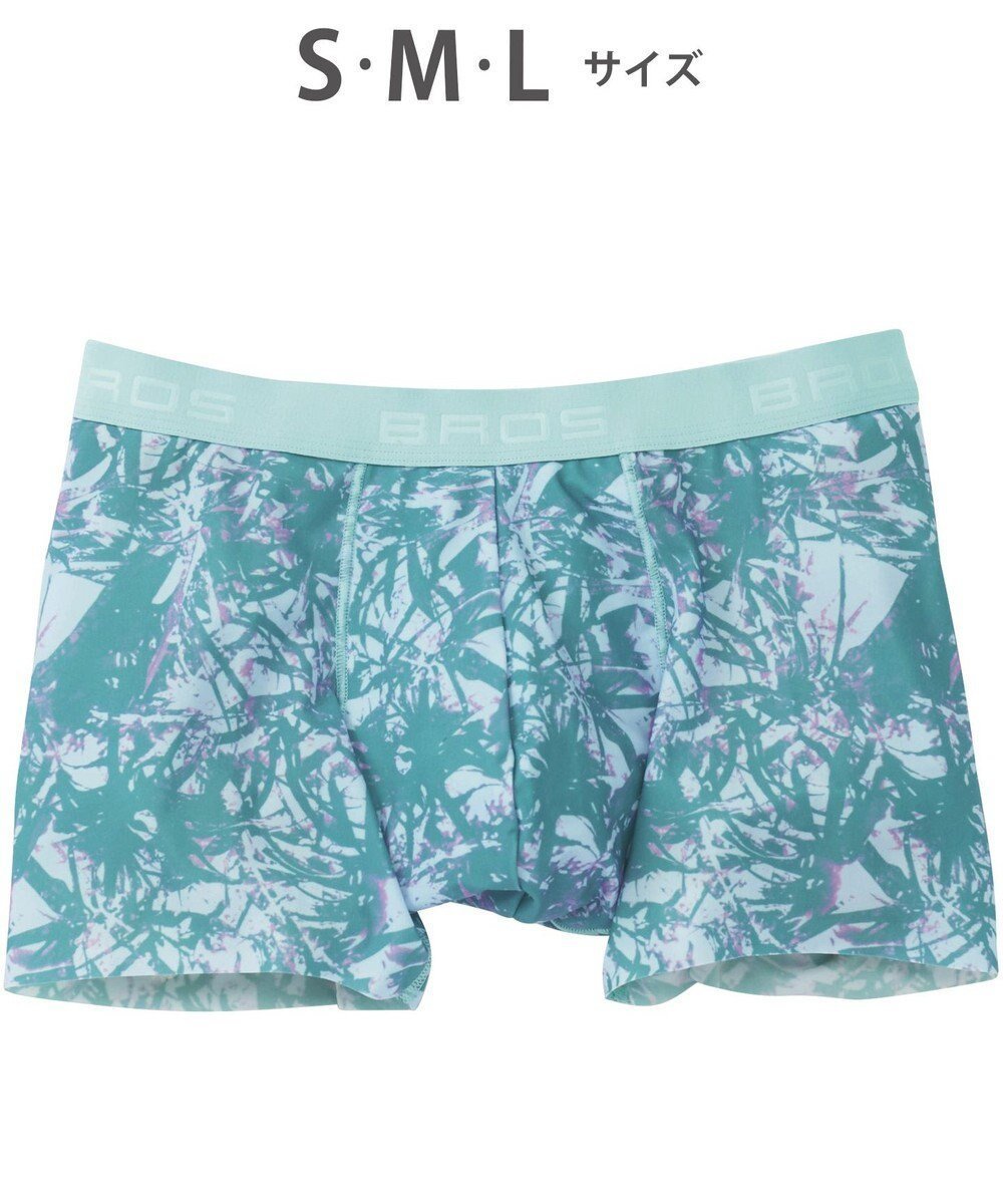 【ワコール/Wacoal / MEN】の【キモチイイパンツ】 ボクサーパンツ 動きにフィット フロント快適グラマラス 吸汗速乾 上質なフィット感 肌あたり軽減設計 前閉じ 下着 メンズ GT3371 /ブロス バイ ワコールメン インテリア・キッズ・メンズ・レディースファッション・服の通販 founy(ファニー) 　ファッション　Fashion　メンズファッション　Fashion for Men　ボトムス　Bottoms　アンダー　Underwear Essentials　カッティング　Cutting Detail　ストレッチ　Stretch, Stretchy Fabric　定番　Standard, Basic Item　人気　Popular, Best Seller　フィット　Fit, Slim Fit　フラット　Flat, Flat Shoes　フロント　Front, Front Design　ボタニカル　Botanical, Floral Pattern　メンズ　Men's, Menswear　グリーン|ID: prp329100004774506 ipo3291000000034605712