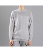 【ジョゼフ オム/JOSEPH HOMME / MEN】の【LEON 2月号掲載】シルクバルキーハニカム クルーネックニット ライトグレー系|ID: prp329100004774509 ipo3291000000034605753