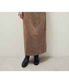 【グリーンパークス/Green Parks】の・ELENCARE DUE エンボスナロースカート Brown|ID: prp329100004774521 ipo3291000000035631041