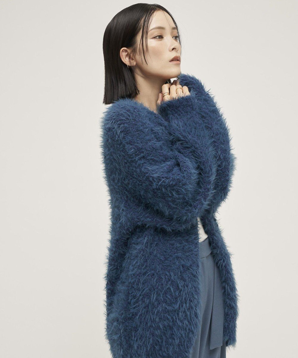 【イェッカ ヴェッカ/YECCA VECCA】の【尾崎紗代子×YECCA VECCA】ブークレフェザーニットカーディガン インテリア・キッズ・メンズ・レディースファッション・服の通販 founy(ファニー) ファッション Fashion レディースファッション Fashion for Women トップス・カットソー Cut & Sew Tops ニット Knit Tops & Sweaters カーディガン・羽織り Layered Style Cardigans カーディガン Cardigan, Knitwear シンプル Simple, Minimal フェザー Feather, Feather Detail フォルム Silhouette, Form ベーシック Basic, Essential ポケット Pocket, Pocket Detail A/W・秋冬 Autumn/Winter おすすめ Recommended / Our Picks Blue Green|ID: prp329100004774528 ipo3291000000034605930