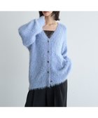 【イェッカ ヴェッカ/YECCA VECCA】の【尾崎紗代子×YECCA VECCA】ブークレフェザーニットカーディガン Sax|ID: prp329100004774528 ipo3291000000034605932