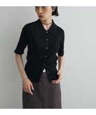 【グリーンパークス/Green Parks】のポロ襟5分袖リブニット 人気、トレンドファッション・服の通販 founy(ファニー) ファッション Fashion レディースファッション Fashion for Women トップス・カットソー Cut & Sew Tops ニット Knit Tops & Sweaters おすすめ Recommended / Our Picks セーター Sweater, Knitwear フィット Fit, Slim Fit フロント Front, Front Design ポケット Pocket, Pocket Detail リブニット Rib Knit, Ribbed Knit A/W・秋冬 Autumn/Winter thumbnail Black|ID: prp329100004774530 ipo3291000000034605939