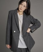 【イェッカ ヴェッカ/YECCA VECCA】の【尾崎紗代子×YECCA VECCA】ツイードテーラードジャケット 人気、トレンドファッション・服の通販 founy(ファニー) ファッション Fashion レディースファッション Fashion for Women アウター Coat / Outerwear Collection レディースジャケット・軽アウター Jackets テーラードジャケット / 通勤・きれいめスタイル Tailored Jackets & Blazers エレガント 上品 Elegant シンプル Simple, Minimal ジャケット Jacket, Outerwear スニーカー Sneakers, Trainers セットアップ Set-Up, Coordinated Outfit センター Center, Center Line ツイード Twill, Twill Weave バランス Balance, Style Balance ベーシック Basic, Essential ポケット Pocket, Pocket Detail メタル Metal, Metal Parts 冬 Winter / This Winter A/W・秋冬 Autumn/Winter おすすめ Recommended / Our Picks thumbnail Charcoal Gray|ID: prp329100004774531 ipo3291000000034605944