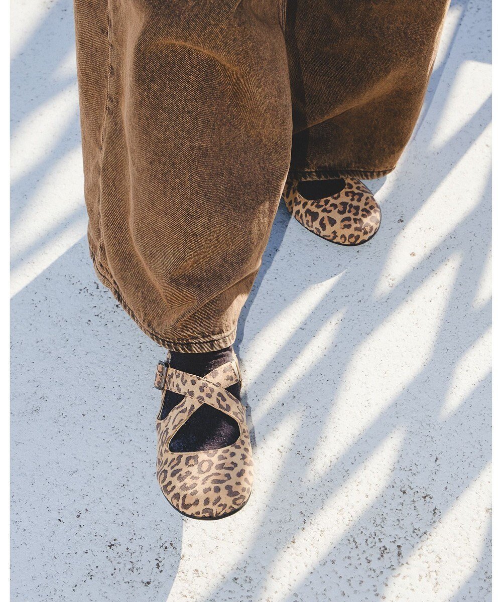 【ボントレ/BONTRE】の【BONTRE/ボントレ】スエードクロスバブーシュ/50303-VA インテリア・キッズ・メンズ・レディースファッション・服の通販 founy(ファニー) 　ファッション　Fashion　レディースファッション　Fashion for Women　シューズ　Shoes, Footwear　トレンド　Trend, Trending Now　定番　Standard, Basic Item　バレエ　Ballet, Ballet Style　フィット　Fit, Slim Fit　レオパード　Leopard, Animal Print　レオパード|ID: prp329100004774532 ipo3291000000035775662