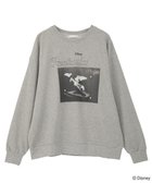 【グリーンパークス/Green Parks】のFANTASIA/モノクロフォトプリントスウェット Gray Mixture|ID: prp329100004774539 ipo3291000000035631028