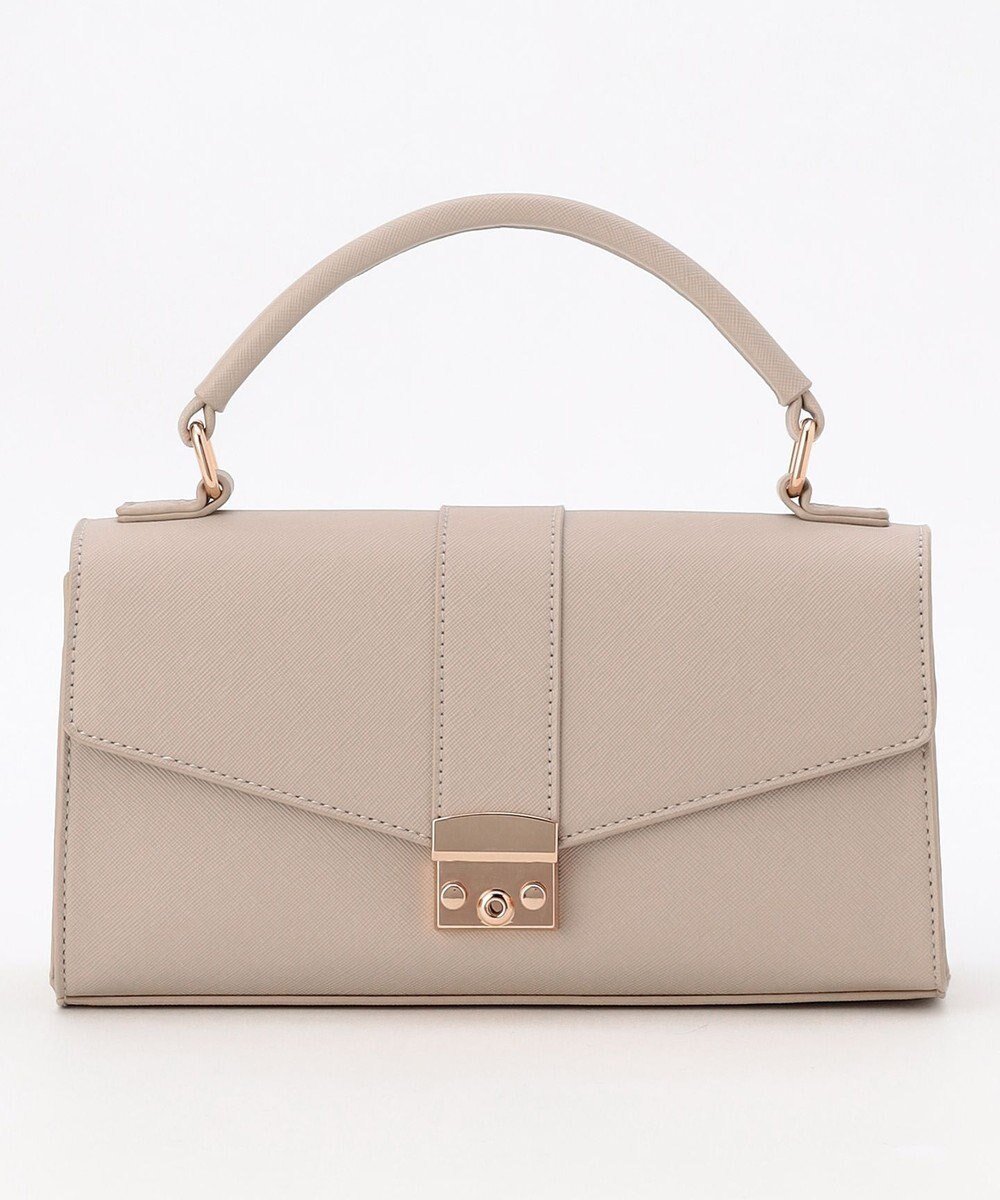 【エニィ スィス/any SiS】の【2WAY】トップハンドルショルダー バッグ インテリア・キッズ・メンズ・レディースファッション・服の通販 founy(ファニー) ファッション Fashion レディースファッション Fashion for Women バッグ Bags おすすめ Recommended / Our Picks ショルダー Shoulder, Shoulder Strap シンプル Simple, Minimal セレモニー Ceremony トレンド Trend, Trending Now パーティ Party, Party Style メタル Metal, Metal Parts 再入荷 Restock / Back in Stock 新作・新入荷 New Arrivals / New In グレージュ|ID: prp329100004774549 ipo3291000000034606006