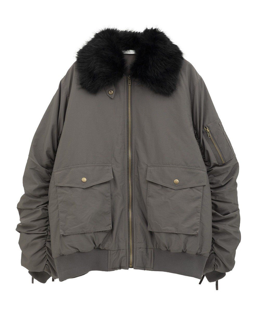 【グリーンパークス/Green Parks】の・swing by ティペット付ミリタリーブルゾン 人気、トレンドファッション・服の通販 founy(ファニー) ファッション Fashion レディースファッション Fashion for Women アウター Coat / Outerwear Collection レディースジャケット・軽アウター Jackets ブルゾンジャケット・スポーティアウター Blouson Jackets おすすめ Recommended / Our Picks ギャザー Gathered, Ruffled ジャケット Jacket, Outerwear フラップ Flap, Flap Pocket ブルゾン Blouson, Bomber Jacket ポケット Pocket, Pocket Detail ミリタリー Military, Army Style A/W・秋冬 Autumn/Winter other-1|ID: prp329100004774553 ipo3291000000034606059