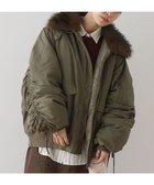 【グリーンパークス/Green Parks】の・swing by ティペット付ミリタリーブルゾン 人気、トレンドファッション・服の通販 founy(ファニー) ファッション Fashion レディースファッション Fashion for Women アウター Coat / Outerwear Collection レディースジャケット・軽アウター Jackets ブルゾンジャケット・スポーティアウター Blouson Jackets おすすめ Recommended / Our Picks ギャザー Gathered, Ruffled ジャケット Jacket, Outerwear フラップ Flap, Flap Pocket ブルゾン Blouson, Bomber Jacket ポケット Pocket, Pocket Detail ミリタリー Military, Army Style A/W・秋冬 Autumn/Winter thumbnail Khaki|ID: prp329100004774553 ipo3291000000034606067
