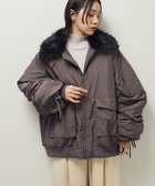 【グリーンパークス/Green Parks】の・swing by ティペット付ミリタリーブルゾン Charcoal Gray|ID: prp329100004774553 ipo3291000000035631060