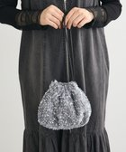 【グリーンパークス/Green Parks】のOTO.HA.ベロアスパンコールショルダーバック Gray|ID: prp329100004774554 ipo3291000000034606079