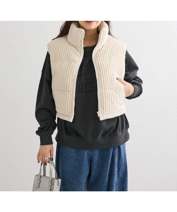 【グリーンパークス/Green Parks】の・swing by ワイドコールベスト インテリア・キッズ・メンズ・レディースファッション・服の通販 founy(ファニー) https://founy.com/ ファッション Fashion レディースファッション Fashion for Women アウター Coat / Outerwear Collection トップス・カットソー Cut & Sew Tops ベスト&ジレ / 重ね着スタイル Vests & Gilets おすすめ Recommended / Our Picks コンパクト Compact, Small Size スタンド Stand Collar, Upright Stand トレンド Trend, Trending Now ベスト Vest, Waistcoat ポケット Pocket, Pocket Detail ワイド Wide, Wide Fit 冬 Winter / This Winter A/W・秋冬 Autumn/Winter |ID: prp329100004774561 ipo3291000000035549652