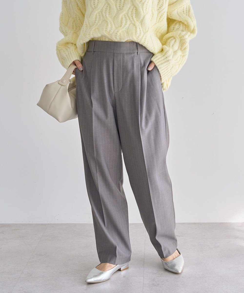 【グリーンパークス/Green Parks】のあったか裏起毛きれいシルエットパンツ インテリア・キッズ・メンズ・レディースファッション・服の通販 founy(ファニー) ファッション Fashion レディースファッション Fashion for Women パンツ Pants & Trousers おすすめ Recommended / Our Picks センター Center, Center Line ポケット Pocket, Pocket Detail A/W・秋冬 Autumn/Winter Stripe|ID: prp329100004774565 ipo3291000000035627862