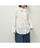 【グリーンパークス/Green Parks】のボウタイインナーシャツ 人気、トレンドファッション・服の通販 founy(ファニー) ファッション Fashion レディースファッション Fashion for Women トップス・カットソー Cut & Sew Tops シャツ・ブラウス・オフィスカジュアル Elegant Blouses & Button-Ups おすすめ Recommended / Our Picks シンプル Simple, Minimal トレンド Trend, Trending Now ポケット Pocket, Pocket Detail エレガント 上品 Elegant A/W・秋冬 Autumn/Winter thumbnail Off White|ID: prp329100004774566 ipo3291000000034606261