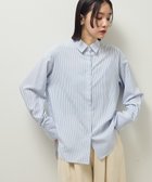 【グリーンパークス/Green Parks】のレギュラーカラーインナーシャツ 人気、トレンドファッション・服の通販 founy(ファニー) ファッション Fashion レディースファッション Fashion for Women トップス・カットソー Cut & Sew Tops シャツ・ブラウス・オフィスカジュアル Elegant Blouses & Button-Ups インナー Innerwear スウェット / スエット Sweatshirt, Sweatwear ベーシック Basic, Essential ボトム Bottoms, Lower Wear ポケット Pocket, Pocket Detail A/W・秋冬 Autumn/Winter thumbnail Stripe|ID: prp329100004774567 ipo3291000000035696863