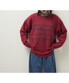 【グリーンパークス/Green Parks】のブークレロゴニットチュニック Red|ID: prp329100004774573 ipo3291000000035549682