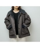 【グリーンパークス/Green Parks】のフェイクムートンジャケット Charcoal Gray|ID: prp329100004774578 ipo3291000000035630462