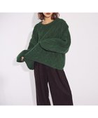 【グリーンパークス/Green Parks】のふわふわケーブルニットプルオーバー 人気、トレンドファッション・服の通販 founy(ファニー) ファッション Fashion レディースファッション Fashion for Women トップス・カットソー Cut & Sew Tops ニット Knit Tops & Sweaters カジュアルプルオーバー・ニットトップス Pullovers & Knit Tops / Casual Pullovers おすすめ Recommended / Our Picks セーター Sweater, Knitwear ボトム Bottoms, Lower Wear ポケット Pocket, Pocket Detail リラックス Relax, Relaxed Fit A/W・秋冬 Autumn/Winter thumbnail Green|ID: prp329100004774579 ipo3291000000034606312