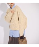 【グリーンパークス/Green Parks】のふわふわケーブルニットプルオーバー 人気、トレンドファッション・服の通販 founy(ファニー) ファッション Fashion レディースファッション Fashion for Women トップス・カットソー Cut & Sew Tops ニット Knit Tops & Sweaters カジュアルプルオーバー・ニットトップス Pullovers & Knit Tops / Casual Pullovers おすすめ Recommended / Our Picks セーター Sweater, Knitwear ボトム Bottoms, Lower Wear ポケット Pocket, Pocket Detail リラックス Relax, Relaxed Fit A/W・秋冬 Autumn/Winter thumbnail Ecru|ID: prp329100004774579 ipo3291000000034606314